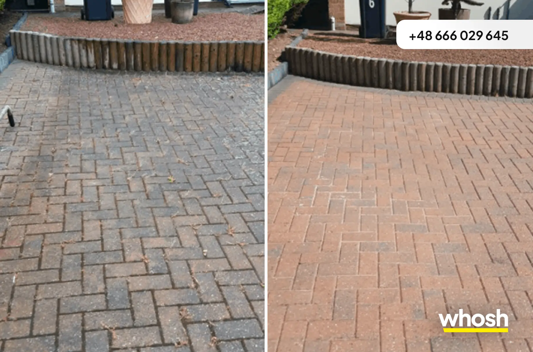 usuwanie mchu z kostki brukowej Warszawa czyszczenie nawierzchni