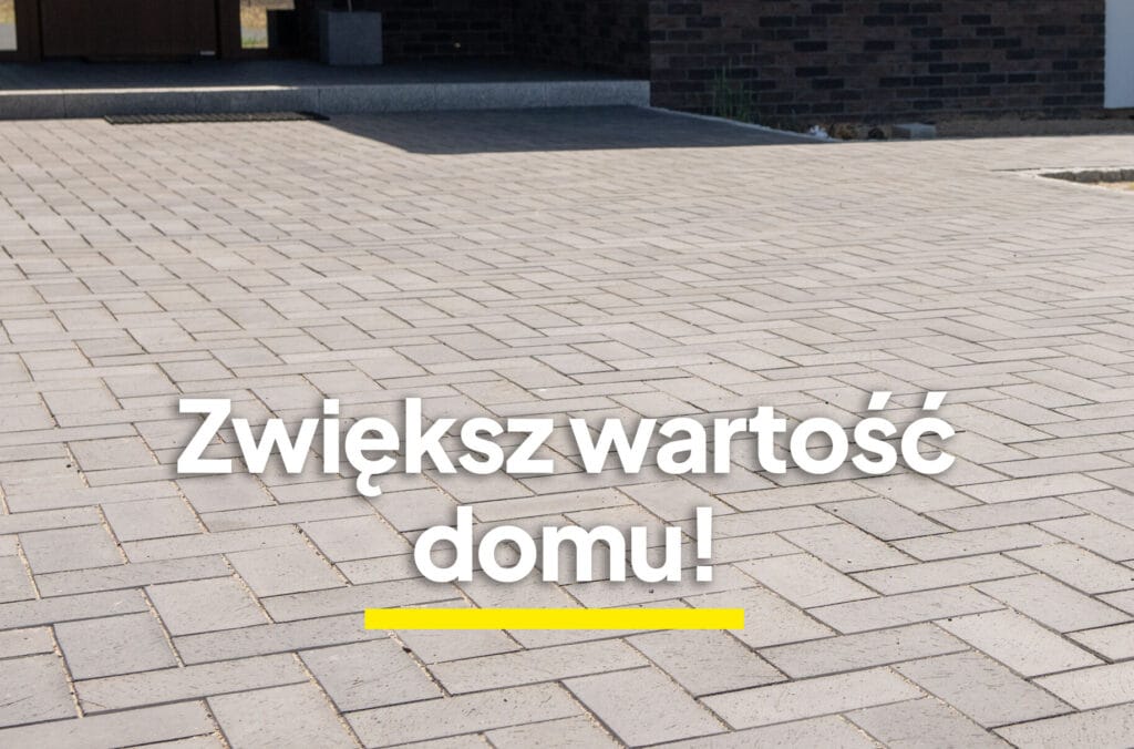 mycie kostki brukowej przed sprzedażą domu