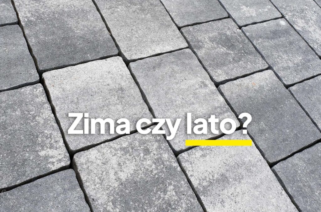 czy warto myć kostkę brukową przed zimą