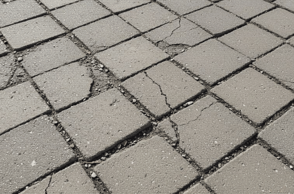 czyszczenie kostki brukowej myjką ciśnieniową